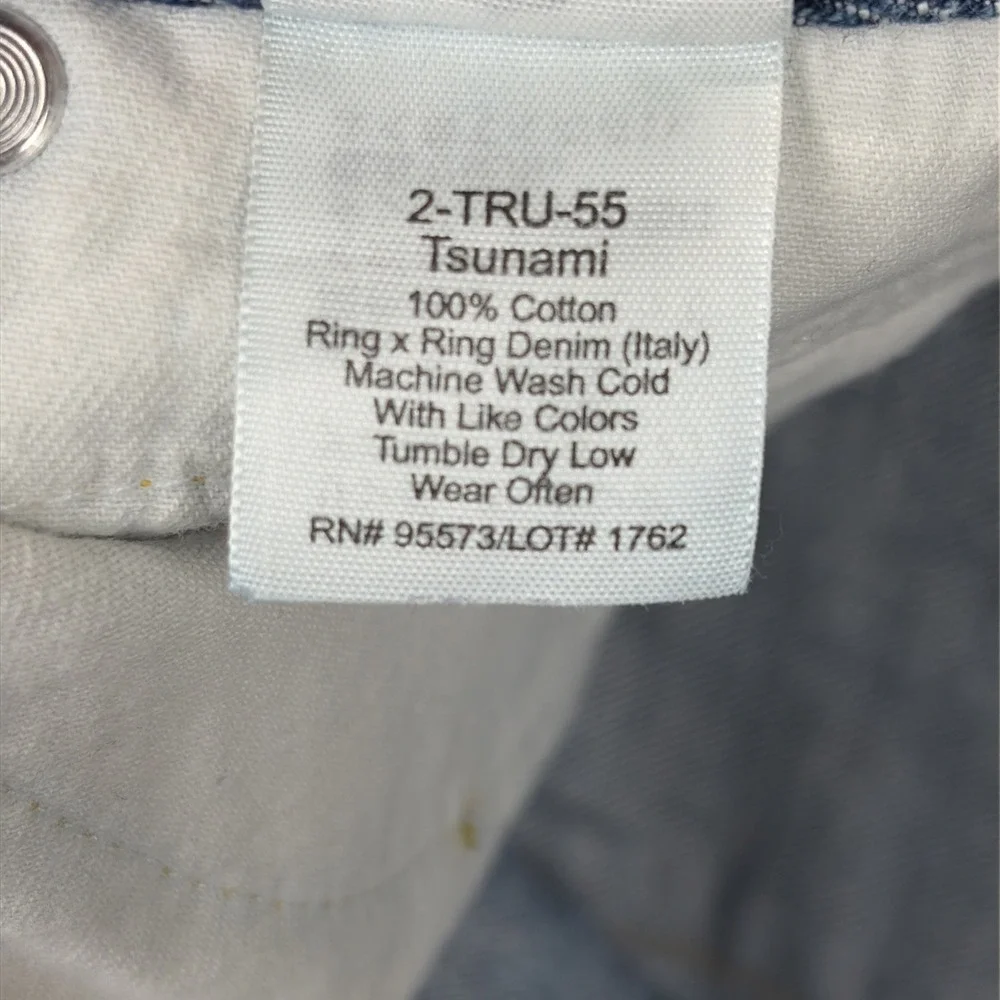 Paperdenim&Cloth Jeans Womens 30 Blue Flare Tsunami 2-TRU-55‎ Stretch Selvedge - Picture 8 of 11